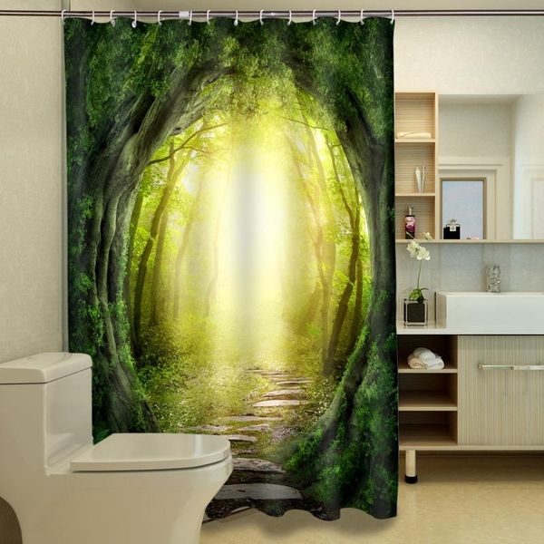 green forest waterfall 3d shower curtains bathroom curtain waterproof thickened bath curtain customizable
green forest waterfall 3d shower curtains bathroom curtain waterproof thickened bath curtain customizable