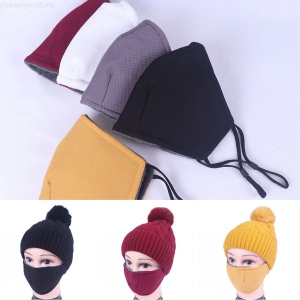 dhl shipping pom beanies hat with face mask women winter high knitted caps safety filter thicken warmer party hats kimter-x856fz, Black
dhl shipping pom beanies hat with face mask women winter high knitted caps safety filter thicken warmer party hats kimter-x856fz, Black