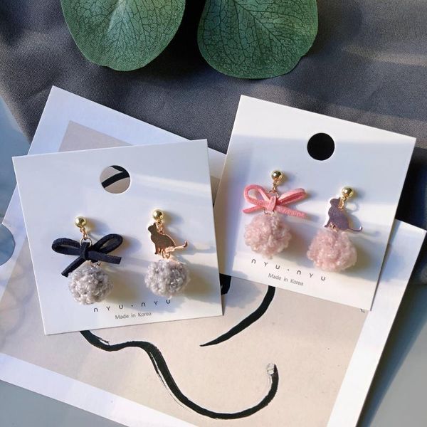 squerim new winter sweet cat drop earrings lovely lamb fur ball dangle earrings women fashion brincos pendientes, Silver
squerim new winter sweet cat drop earrings lovely lamb fur ball dangle earrings women fashion brincos pendientes, Silver
