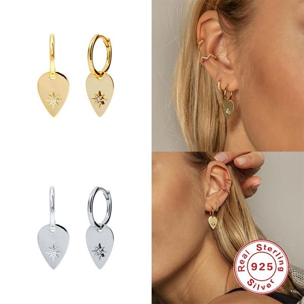 Aide 925 Sterling Silver Eight-pointed Star Pendant Drop Earrings for Women Crystal Small Circle Earrings Joyero Girls Jewelry
Aide 925 Sterling Silver Eight-pointed Star Pendant Drop Earrings for Women Crystal Small Circle Earrings Joyero Girls Jewelry