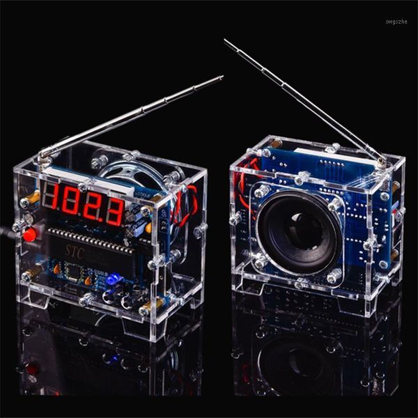 new 5767 fm radio diy kit 87mhz-108mhz mini fm radio receiver dc 5v powered digital display 5w 8ohm speaker antenna1
new 5767 fm radio diy kit 87mhz-108mhz mini fm radio receiver dc 5v powered digital display 5w 8ohm speaker antenna1