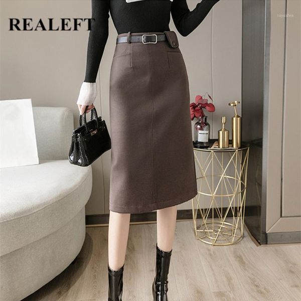 realeft 2020 new autumn winter solid woolen women wrap skirt with belt fashionable split office ladies high waist a-line skirts1, Black
realeft 2020 new autumn winter solid woolen women wrap skirt with belt fashionable split office ladies high waist a-line skirts1, Black