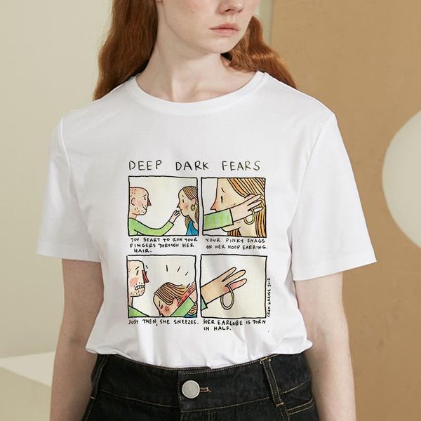 2019 women clothing my depression my brain my anxiety letter print tee shirt spoof vogue harajuku casual loose camisas mujer, White
2019 women clothing my depression my brain my anxiety letter print tee shirt spoof vogue harajuku casual loose camisas mujer, White