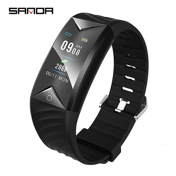 sanda's new color screen s5 bluetooth movement step measuring bracelet life waterproof smart
sanda's new color screen s5 bluetooth movement step measuring bracelet life waterproof smart