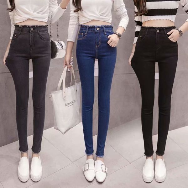 wear the new autumn slim jeans with high waist, Blue
wear the new autumn slim jeans with high waist, Blue