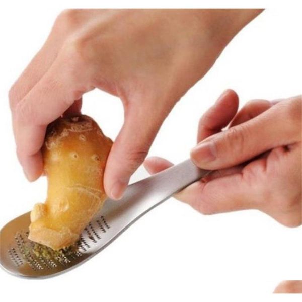 practical stainless steel garlic ginger grater grinder lemon zester spoon wasabi grinding tool kitchen a jllqmx dhsybaby
practical stainless steel garlic ginger grater grinder lemon zester spoon wasabi grinding tool kitchen a jllqmx dhsybaby