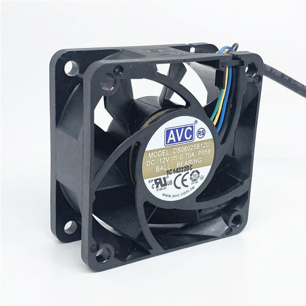 ball bearing avc ds06025b12u 12v 0.7a 6025 60mm 60x60x25mm cpu fan computer case cooling fan with 4pin pwm
ball bearing avc ds06025b12u 12v 0.7a 6025 60mm 60x60x25mm cpu fan computer case cooling fan with 4pin pwm