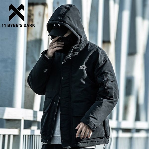 11 bybb's dark hip hop streetwear padded jackets multi pockets tactical cargo parka jackets men harajuku windbreaker parka coats 201028, Black
11 bybb's dark hip hop streetwear padded jackets multi pockets tactical cargo parka jackets men harajuku windbreaker parka coats 201028, Black