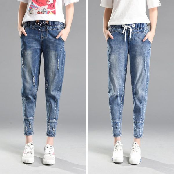 women's jeans for women mid waist loose boyfriend denim pants plus size feminino oversized trousers, Blue
women's jeans for women mid waist loose boyfriend denim pants plus size feminino oversized trousers, Blue