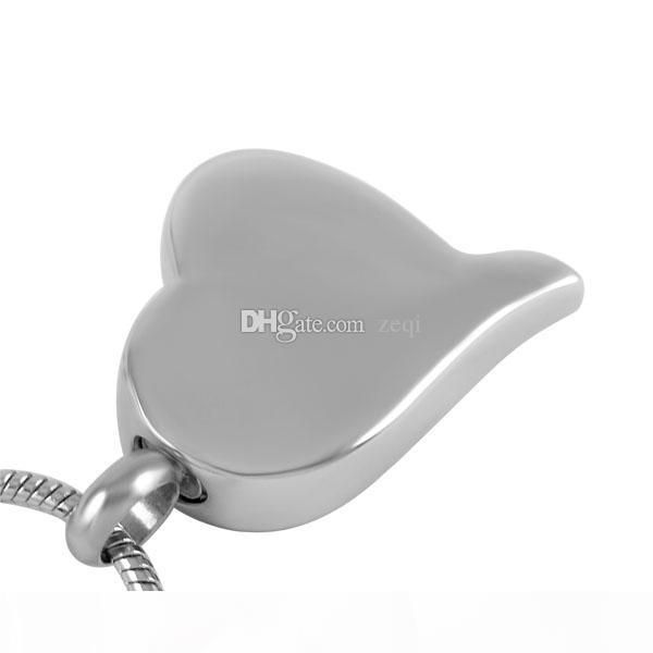 heart 316l stainless steel cremation pendant necklace crystal inlay memory ashes keepsake urn necklace funeral jewelry ijd8221, Silver 
heart 316l stainless steel cremation pendant necklace crystal inlay memory ashes keepsake urn necklace funeral jewelry ijd8221, Silver