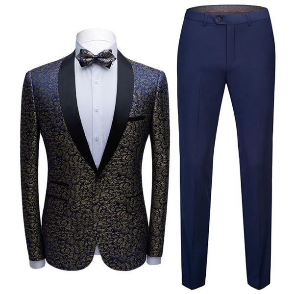 men's fashion stage costumes floral jacquard woven color-changing pattern slim suit jacket wedding groom prom dress suit men, White;black
men's fashion stage costumes floral jacquard woven color-changing pattern slim suit jacket wedding groom prom dress suit men, White;black