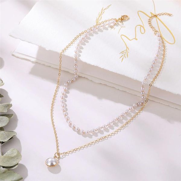 белый жемчуг choker ожерелье женщины мода золотой цвет двухслойная цепочка перл кулон ожерелье корея ювелирные изделия девушка 2020 воротник, Black
белый жемчуг choker ожерелье женщины мода золотой цвет двухслойная цепочка перл кулон ожерелье корея ювелирные изделия девушка 2020 воротник, Black
