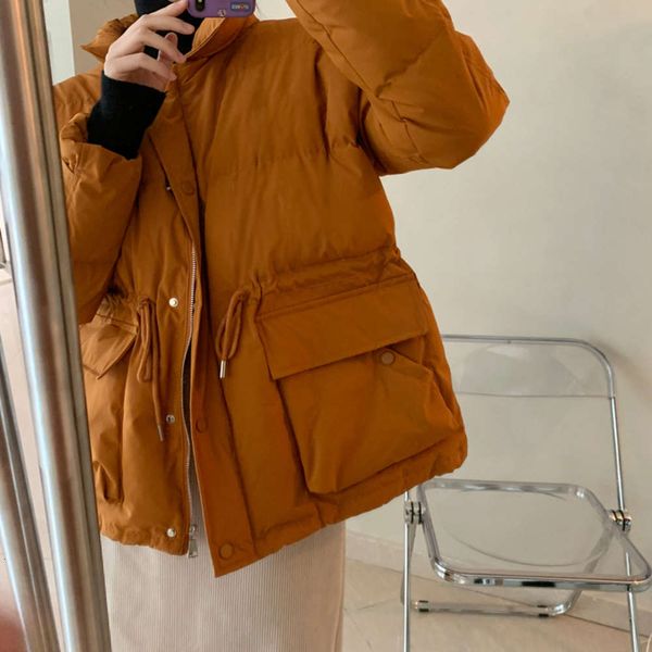 winter cotton clothes women's stand collar version short loose waist bandage bread padded parka coats for women down jackets goose new, Black
winter cotton clothes women's stand collar version short loose waist bandage bread padded parka coats for women down jackets goose new, Black