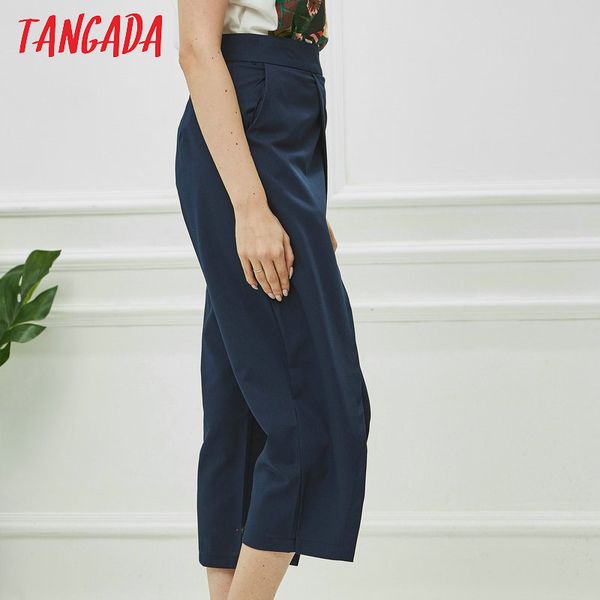 tangada women elegant navy pants ladies casual harem pants cotton cool korean fashion trousers mujer lj201029, Black;white
tangada women elegant navy pants ladies casual harem pants cotton cool korean fashion trousers mujer lj201029, Black;white