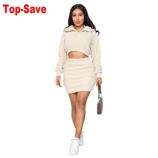 night club teddy fleece hooded zipper pocket warm two piece suit women sets sweater short package hip skirt female 2 piece set, Gray
night club teddy fleece hooded zipper pocket warm two piece suit women sets sweater short package hip skirt female 2 piece set, Gray