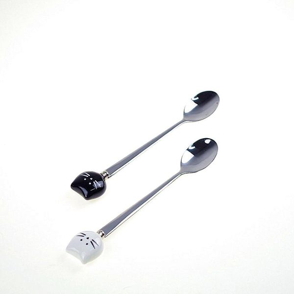 spoons 2 colors cat spoon stainless steel coffee ice cream cutlery tableware handle kitchen dinnerware
spoons 2 colors cat spoon stainless steel coffee ice cream cutlery tableware handle kitchen dinnerware