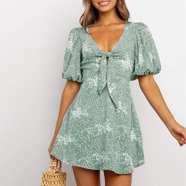casual dresses lucyever summer beach boho floral dress women v neck lantern sleeve a-line woman bow party ladies1, Black;gray
casual dresses lucyever summer beach boho floral dress women v neck lantern sleeve a-line woman bow party ladies1, Black;gray