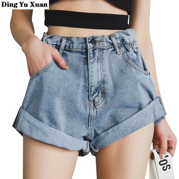 women's shorts womens cotton black white jean women high waist summer casual short jeans loose khaki blue denim pants elastic, White;black
women's shorts womens cotton black white jean women high waist summer casual short jeans loose khaki blue denim pants elastic, White;black