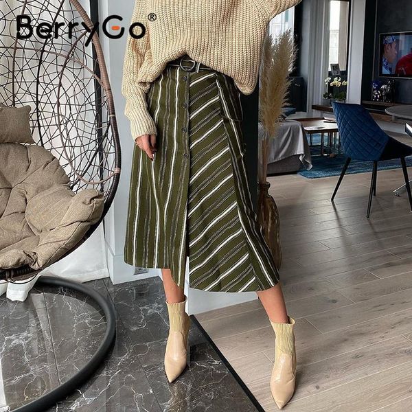skirts berrygo high waist loose striped autumn a-line button sashes women skirt elegant green irregularity design bottom 2021, Black
skirts berrygo high waist loose striped autumn a-line button sashes women skirt elegant green irregularity design bottom 2021, Black