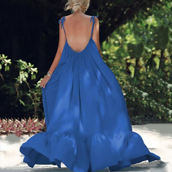 solid fairy summer beach women dresss summer backless maxi dress party swing wrap v neck long dress yl10, Black;gray
solid fairy summer beach women dresss summer backless maxi dress party swing wrap v neck long dress yl10, Black;gray