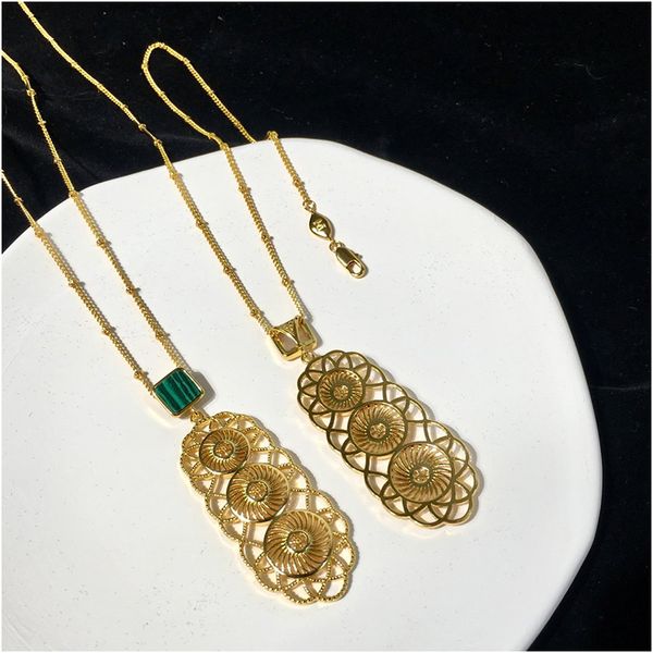 womens designer necklace jewelry new fashion luxury necklaces stainless steel flower pendant bohemian necklace, Silver 
womens designer necklace jewelry new fashion luxury necklaces stainless steel flower pendant bohemian necklace, Silver