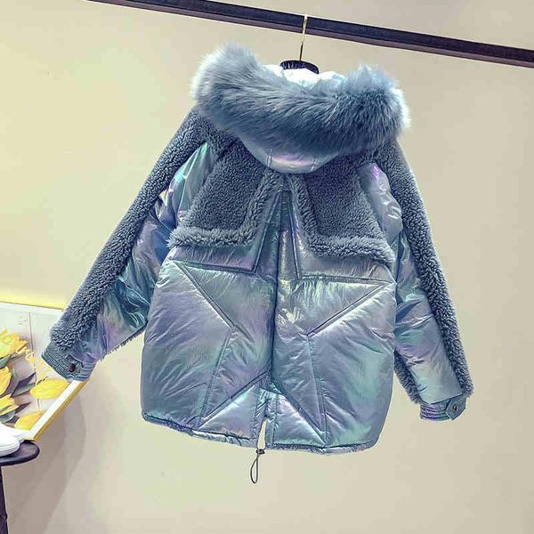 women's down & parkas women winter coat 2021 lamb hair short jacket female loose slim fur patchwork glossy cotton outwear womens oversi, Black
women's down & parkas women winter coat 2021 lamb hair short jacket female loose slim fur patchwork glossy cotton outwear womens oversi, Black