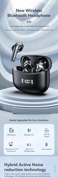new tws wireless bluetooth 5.0 hearphones touch control bluetooth earphone led display waterproof earbuds headset with microphone
new tws wireless bluetooth 5.0 hearphones touch control bluetooth earphone led display waterproof earbuds headset with microphone