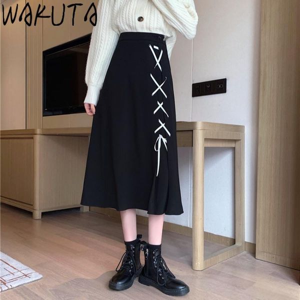 skirts wakuta high street black bandage skirt women fall 2021 elegant elastic waist slim a-line solid female all match
skirts wakuta high street black bandage skirt women fall 2021 elegant elastic waist slim a-line solid female all match