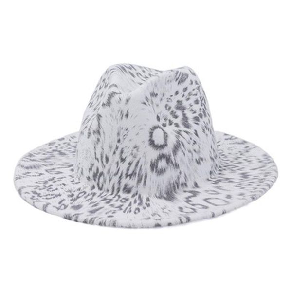wide brim hats fedora felted women men leopard multicolor print winter autumn vintage luxury, Blue;gray
wide brim hats fedora felted women men leopard multicolor print winter autumn vintage luxury, Blue;gray