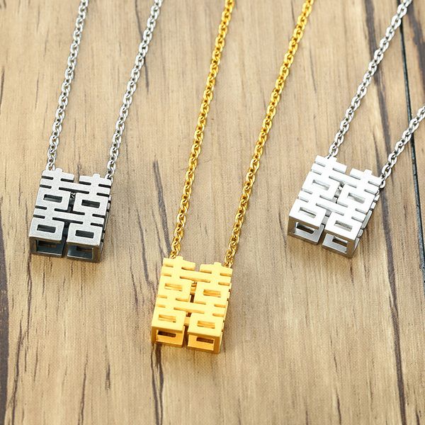 qwc vbb15 stainless steel necklace sell popular single 40mm gold xi mean lucky on china lover gift women jewelry q1209, Bronze;silver
qwc vbb15 stainless steel necklace sell popular single 40mm gold xi mean lucky on china lover gift women jewelry q1209, Bronze;silver
