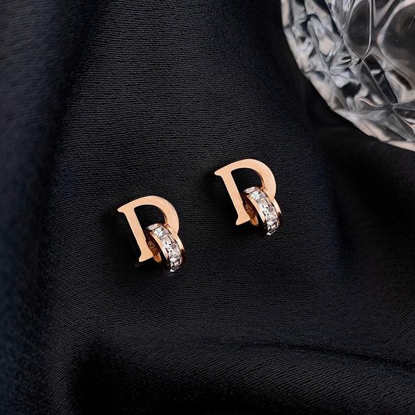 stud titanium steel zircon d letter circle earrings luxury party for women christmas unusual fashion versatile, Golden;silver
stud titanium steel zircon d letter circle earrings luxury party for women christmas unusual fashion versatile, Golden;silver