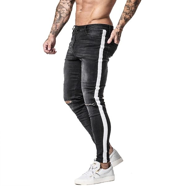 gingtto for men stretch ripped pants streetwear denim hommes mens skinny jeans zm42 201111, Blue
gingtto for men stretch ripped pants streetwear denim hommes mens skinny jeans zm42 201111, Blue