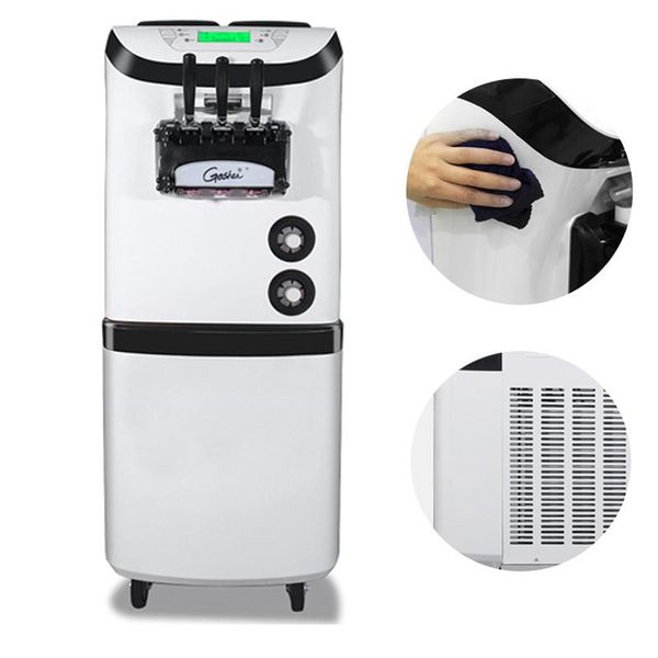 ice cream vending machine commercial vertical soft ice cream machine 3300w