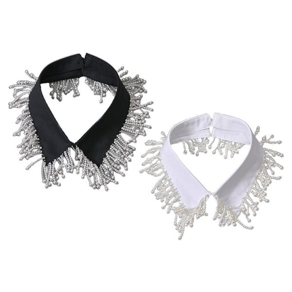 neck ties women faux pearl beaded fringe tassels false fake collar decorative necklace choker wedding jewelry clothes accessories, Blue;purple
neck ties women faux pearl beaded fringe tassels false fake collar decorative necklace choker wedding jewelry clothes accessories, Blue;purple