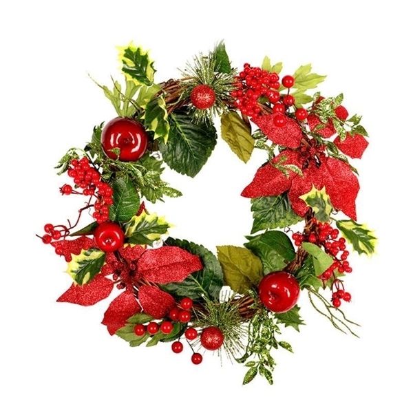 45cm christmas door hanging handmade rattan pendant garland ornament xmas tree decor artificial flowe wreath
45cm christmas door hanging handmade rattan pendant garland ornament xmas tree decor artificial flowe wreath