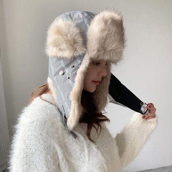 2020 Hat winter women's Mask Hat for girls Night reflection Thick Warm Fleece Inside Knitted HatWinter Riding fashion Hats, Blue;gray
2020 Hat winter women's Mask Hat for girls Night reflection Thick Warm Fleece Inside Knitted HatWinter Riding fashion Hats, Blue;gray
