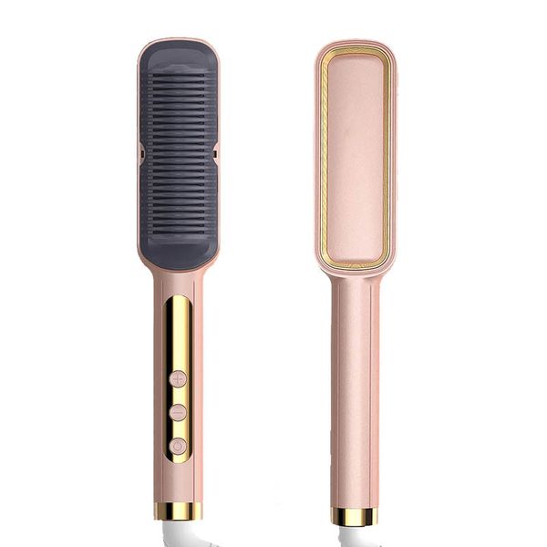 professional electric hair straightener curler hair straightening comb hair styling tool lcd ceramic brush curling iron straightener, Black
professional electric hair straightener curler hair straightening comb hair styling tool lcd ceramic brush curling iron straightener, Black