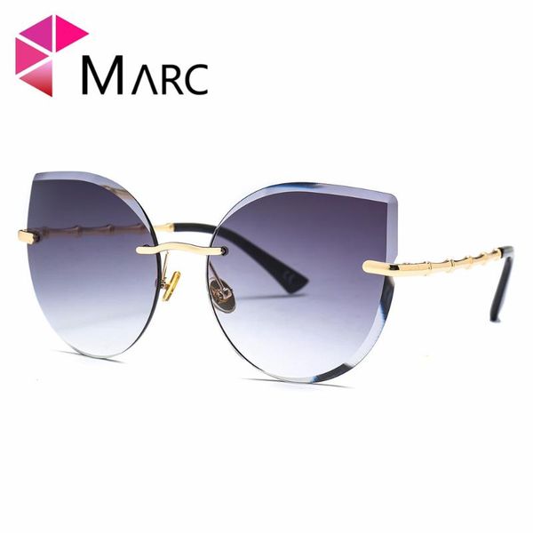 sunglasses marc 100%uv400 2021 women men fashion gradient cat eye blue brown driving resin alloy goggle gafas sol rimless, White;black
sunglasses marc 100%uv400 2021 women men fashion gradient cat eye blue brown driving resin alloy goggle gafas sol rimless, White;black
