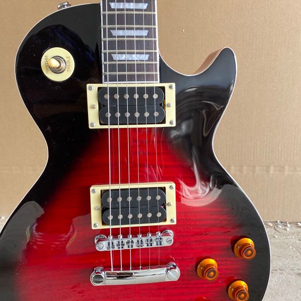 lp electric guitar black circle red tiger maple rosewood fingerboard mahogany body guitara
lp electric guitar black circle red tiger maple rosewood fingerboard mahogany body guitara