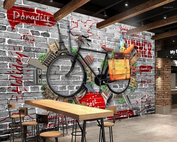 retro vintage bicycle bar ktv wall custom 3d living room bedroom wallpaper l decorative mural with good price1
retro vintage bicycle bar ktv wall custom 3d living room bedroom wallpaper l decorative mural with good price1