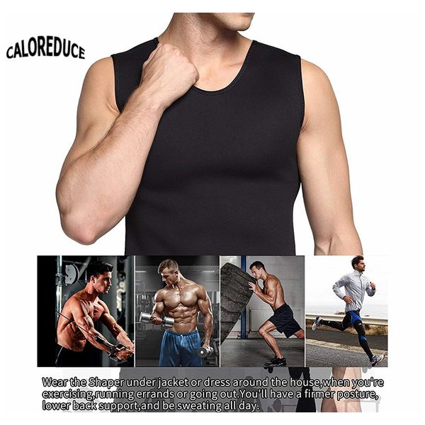 men's sweat body shaper thermo man corset tummy fat burner tank slimming vest shapewear neoprene no f jlljre, Black;brown
men's sweat body shaper thermo man corset tummy fat burner tank slimming vest shapewear neoprene no f jlljre, Black;brown
