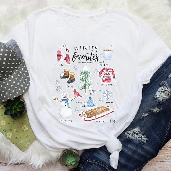 women winter time happy new year holiday 90s cartoon merry christmas graphic tees clothes print lady female t shirt t-shirt, White
women winter time happy new year holiday 90s cartoon merry christmas graphic tees clothes print lady female t shirt t-shirt, White