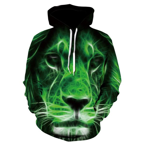 new foreign trade one piece dropshipping white tiger printed hood pocket pullover sweater mens trendy hooded mens sweater, Black
new foreign trade one piece dropshipping white tiger printed hood pocket pullover sweater mens trendy hooded mens sweater, Black