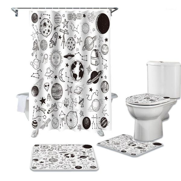 cartoon planet sketch sun globe shower curtains bathroom curtain bath sets toilet cover mat non-slip washroom rug set1
cartoon planet sketch sun globe shower curtains bathroom curtain bath sets toilet cover mat non-slip washroom rug set1