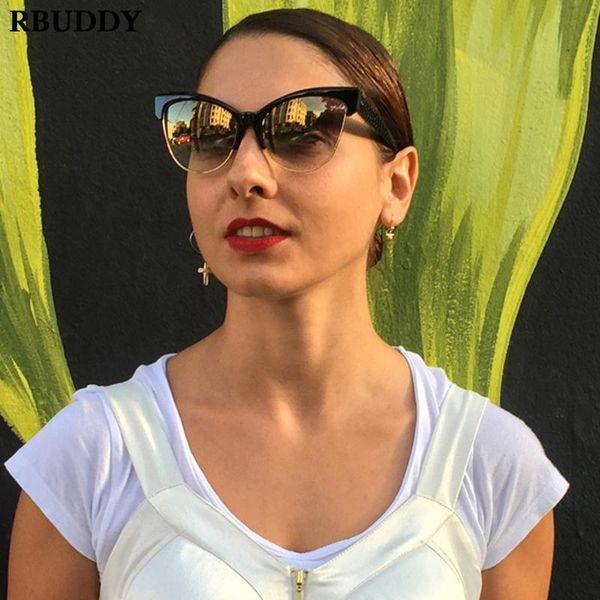 sunglasses cute ladies cat eye women metal frame 2021 fashion vintage gradient sun glasses for female uv400 shades, White;black 
sunglasses cute ladies cat eye women metal frame 2021 fashion vintage gradient sun glasses for female uv400 shades, White;black