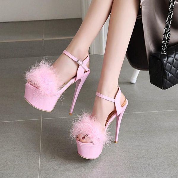 blxqpyt summer fur sandles women party fashion size 31-48 lady super high heels 16cm platform 5cm pumps wedding shoes d-3, Black
blxqpyt summer fur sandles women party fashion size 31-48 lady super high heels 16cm platform 5cm pumps wedding shoes d-3, Black
