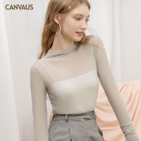 2021 early female autumn new perspective knitted mesh of thin women colours comfortable bottom shirt t10c, White
2021 early female autumn new perspective knitted mesh of thin women colours comfortable bottom shirt t10c, White