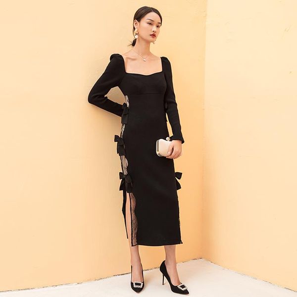 casual dresses yigelila fashion chic women black long dress elegant vintage square collar ankle-length empire slim straight 66209, Black;gray
casual dresses yigelila fashion chic women black long dress elegant vintage square collar ankle-length empire slim straight 66209, Black;gray