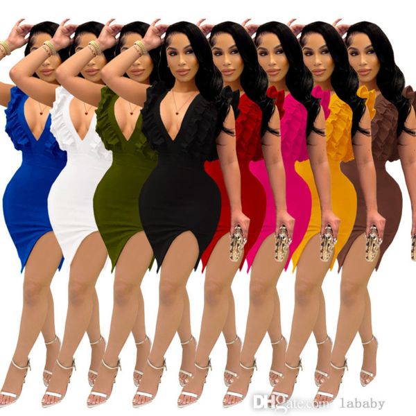 designer dresses for women summer v-neck slim bodycon dress stitched lace split skirt ladies casual clothing 2022, Black;gray
designer dresses for women summer v-neck slim bodycon dress stitched lace split skirt ladies casual clothing 2022, Black;gray