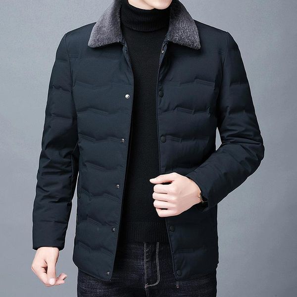 and elderly down jacket men's short men's clothes father's lapel leisure middle aged father's fashionable coat, Black
and elderly down jacket men's short men's clothes father's lapel leisure middle aged father's fashionable coat, Black